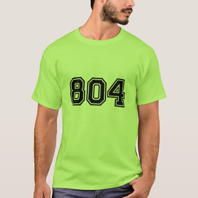 T-shirt Código de área de RVA 804 (Frente)