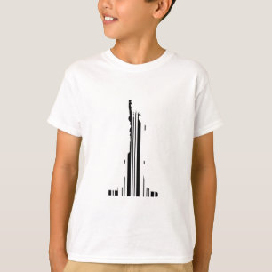 T-shirt CÓDIGO DE BARRAS ESTÁTUA DA LIBERDADE Nova York Có