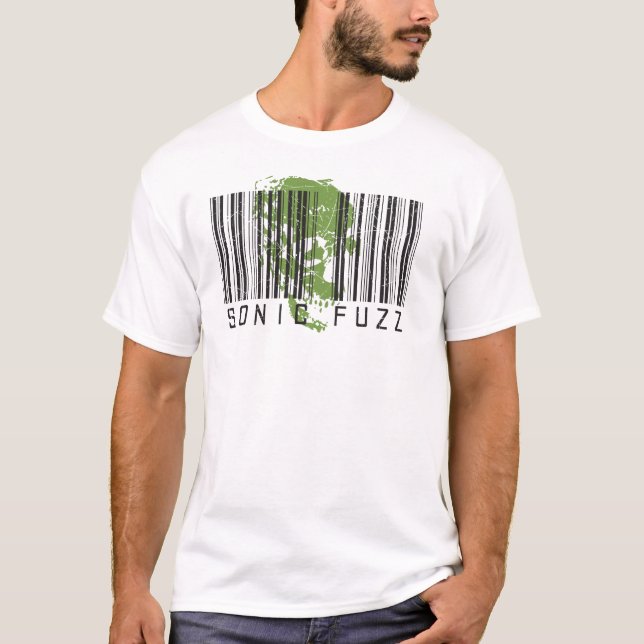 T-shirt código de barras-grande (Frente)