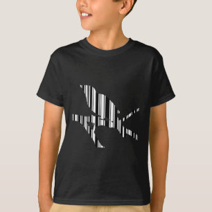 T-shirt CÓDIGO DE BARRAS MOCKINGBIRD Design de Padrão de C