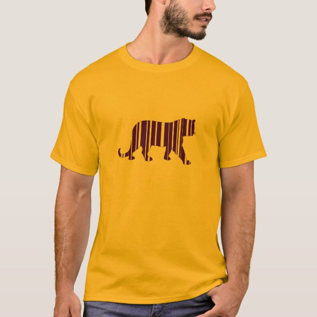 T-shirt Código do tigre (Frente)