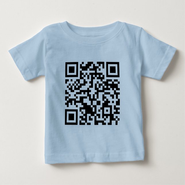 T-shirt Código Rickrolled do rolo QR do rick (Frente)