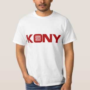 T-shirt Código video Joseph Kony do vermelho QR de Kony
