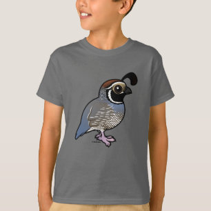 T-shirt Codorniz de Califórnia bonitos