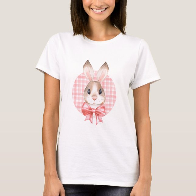 T-shirt Coelhinho. Arco vermelho (Frente)