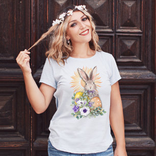T-Shirt Coelho Adorável da Páscoa