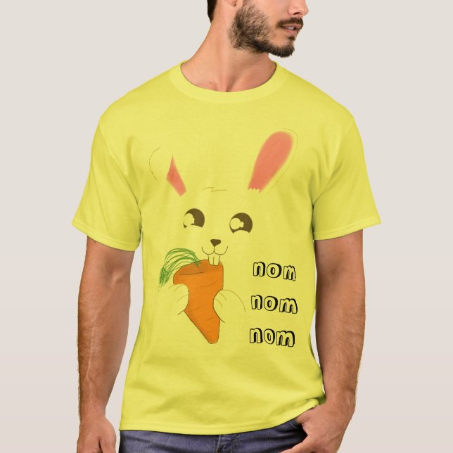 T-shirt coelho do nom do nom (Frente)