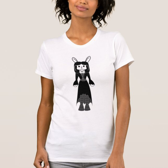 T-shirt Coelho gótico Simone (Frente)