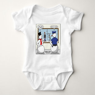 T-shirt Coelho Sem Nariz Homem de Neve Presente Suspeito &