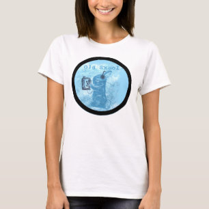 T-shirt Coelho velho de Skool com plataforma de fita