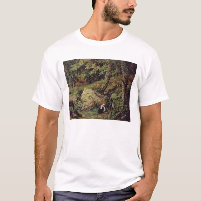 T-shirt Coelhos dispersos (Frente)