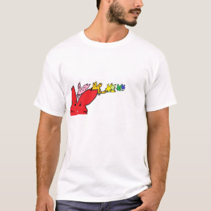 T-shirt Coelhos Running que movimentam-se
