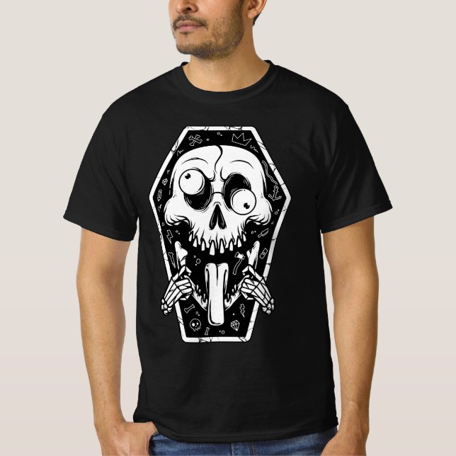 T-Shirt Coffin Crazy (Frente)