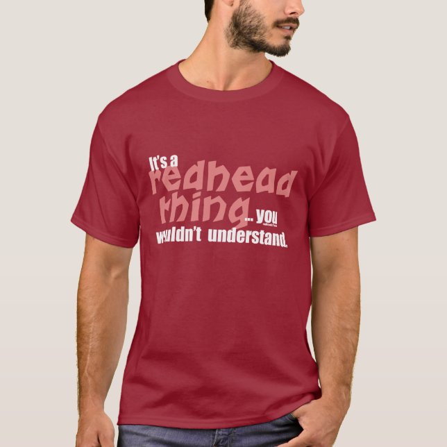 T-shirt Coisa do Redhead (Frente)