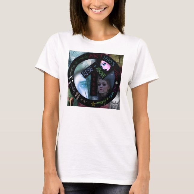 T-shirt Coisas a viver para (Frente)