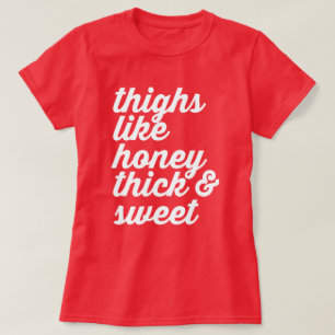 T-SHIRT COISAS COMO MEL ESPESSA E DOCE