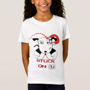T-shirt Colado em U Petey bull terrier
