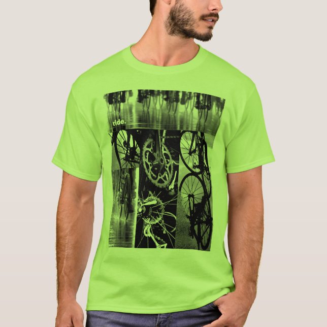 T-shirt Colagem da roda (Frente)