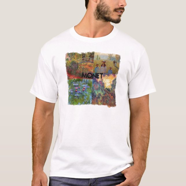 T-shirt Colagem de Monet (Frente)