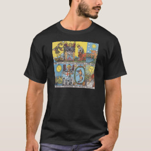 T-shirt Colagem dos cartões de Tarot