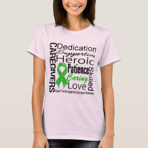 T-shirt Colagem dos cuidadors da síndrome de Tourette