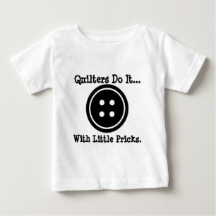 T-shirt Colchoeiras fazem isso... com pequenos pontos.