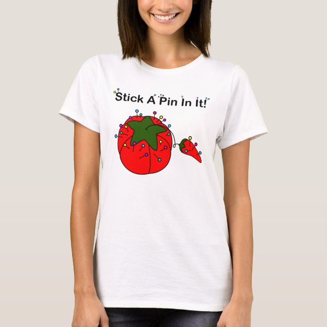 T-shirt Cole um Pin nele! (Tomate Sewing) (Frente)