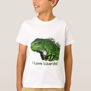 T-shirt Coleção verde da iguana
