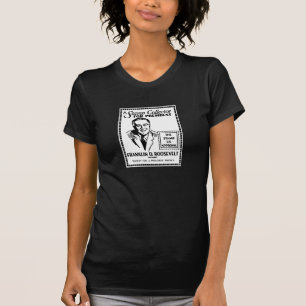 T-shirt Coletor de Carimbo FDR 1936 para Presidente