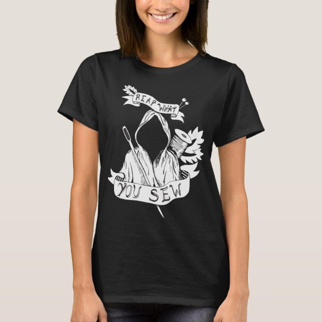 T-shirt Colha o que você Sew (Frente)