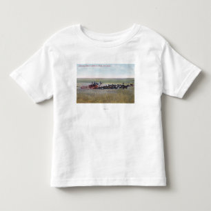 T-shirt Colhendo a cena do trigo