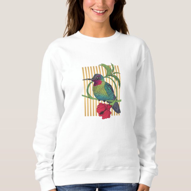 T-shirt Colibri Bird Dourado Strips (Frente)