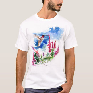 T-shirt Colibri com as ondas azuis de Wooley