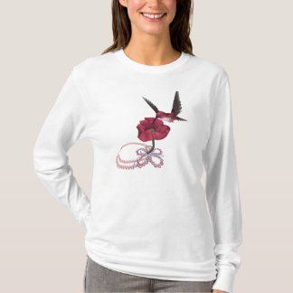 T-shirt colibri rosa