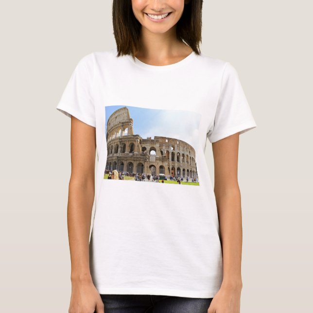 T-shirt Coliseu Roma Fotografia (Frente)