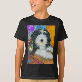 T-shirt Collie farpado