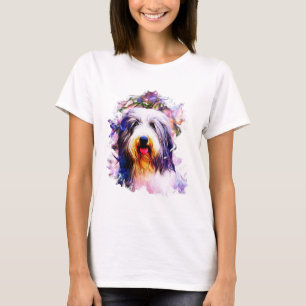 T-shirt Collie farpado