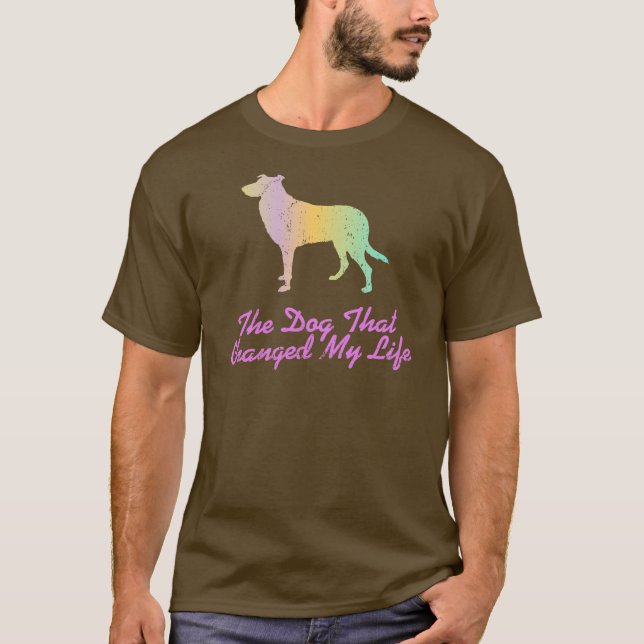 T-shirt Collie liso (Frente)