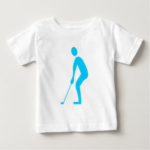T-shirt Colocação - Azul-Céu