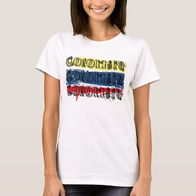 T-shirt Colômbia (Frente)