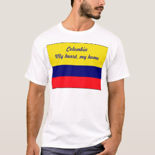 T-shirt Colômbia em destaque mundial