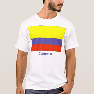 T-shirt colombiano da bandeira