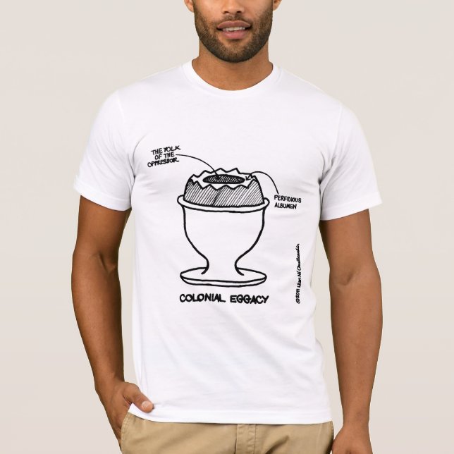 T-shirt colonial de Eggacy (Frente)