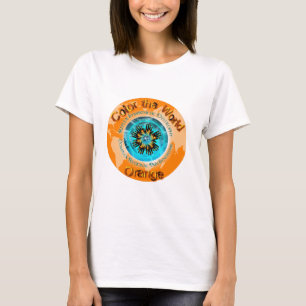 T-shirt Colora a laranja do mundo - gelo duplo Circlet.png