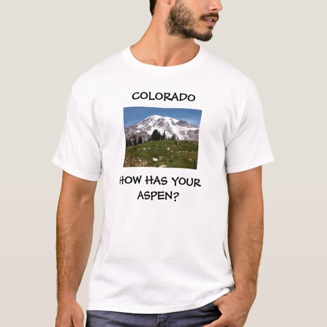 T-SHIRT COLORADO, COMO TEM SUA ASPEN? (Frente)