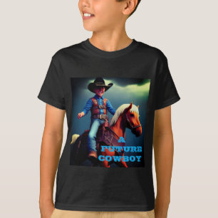 T-Shirt Colorful Future Cowboy Kid