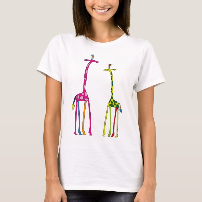 T-shirt Colorgiraffen Shirt (Frente)