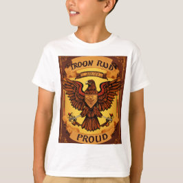 t-shirt colorida American Eagle com patri