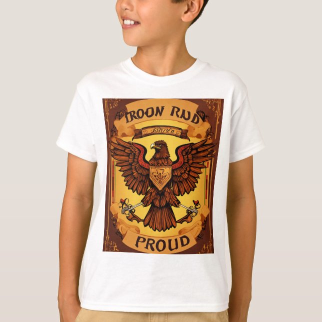 t-shirt colorida American Eagle com patri (Frente)