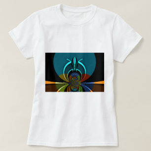 T-shirt Colorida Maasai Shield Design